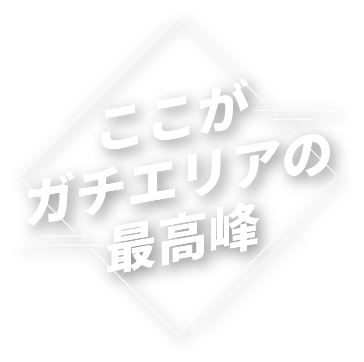 ここがエリアの最高峰